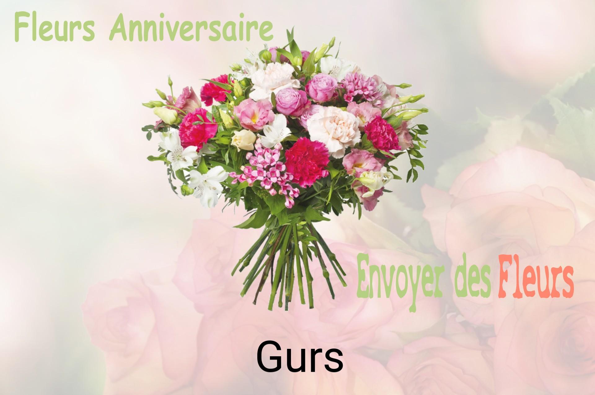 Bouquet de fleurs d’anniversaire livré à Gurs