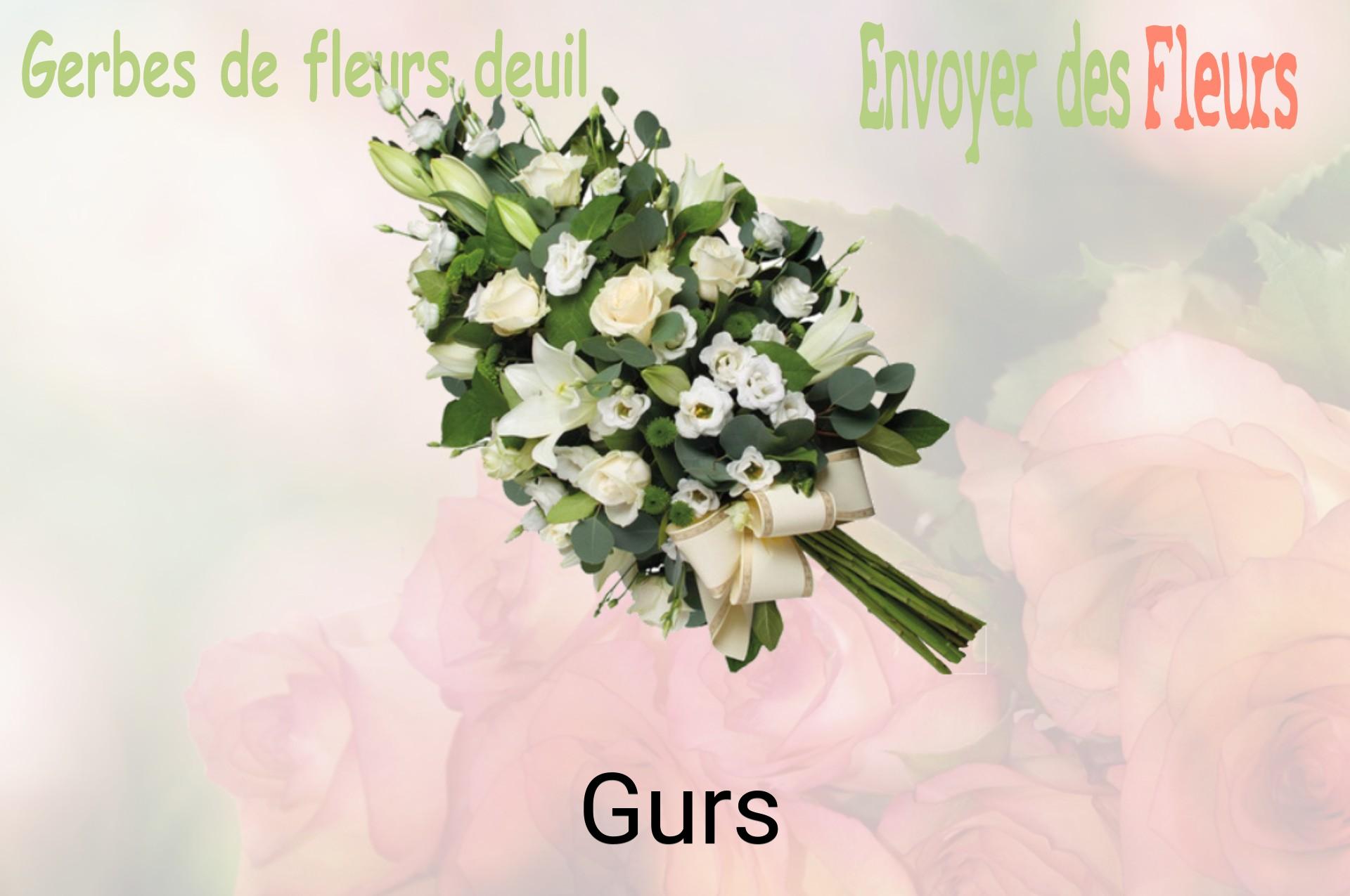 Gerbe de fleurs de deuil livrée à Gurs